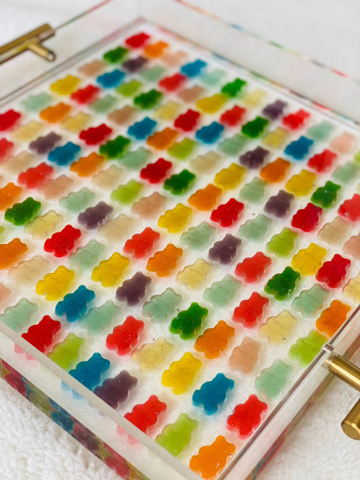 Gummy Hand Gummy Bear Hand Made Acrylic Serving Tray – Sweetheart Gallery, LLC ...