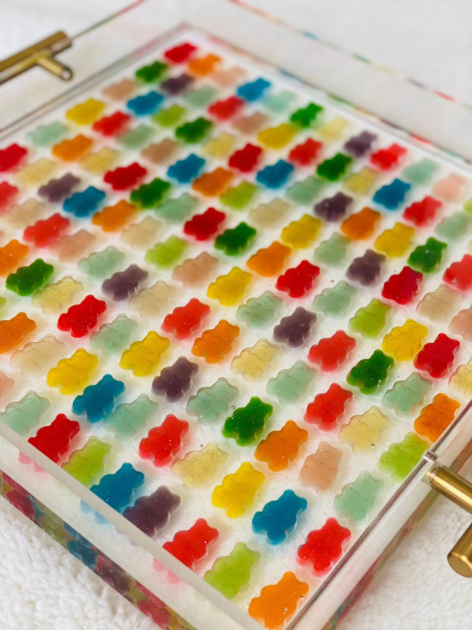 Gummy Bear Acrylic Serving Tray in Three Sizes