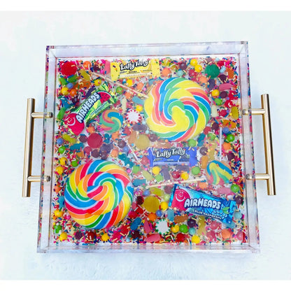 Colorful Candy Servingware Tray