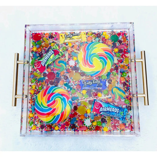 Colorful Candy Servingware Tray