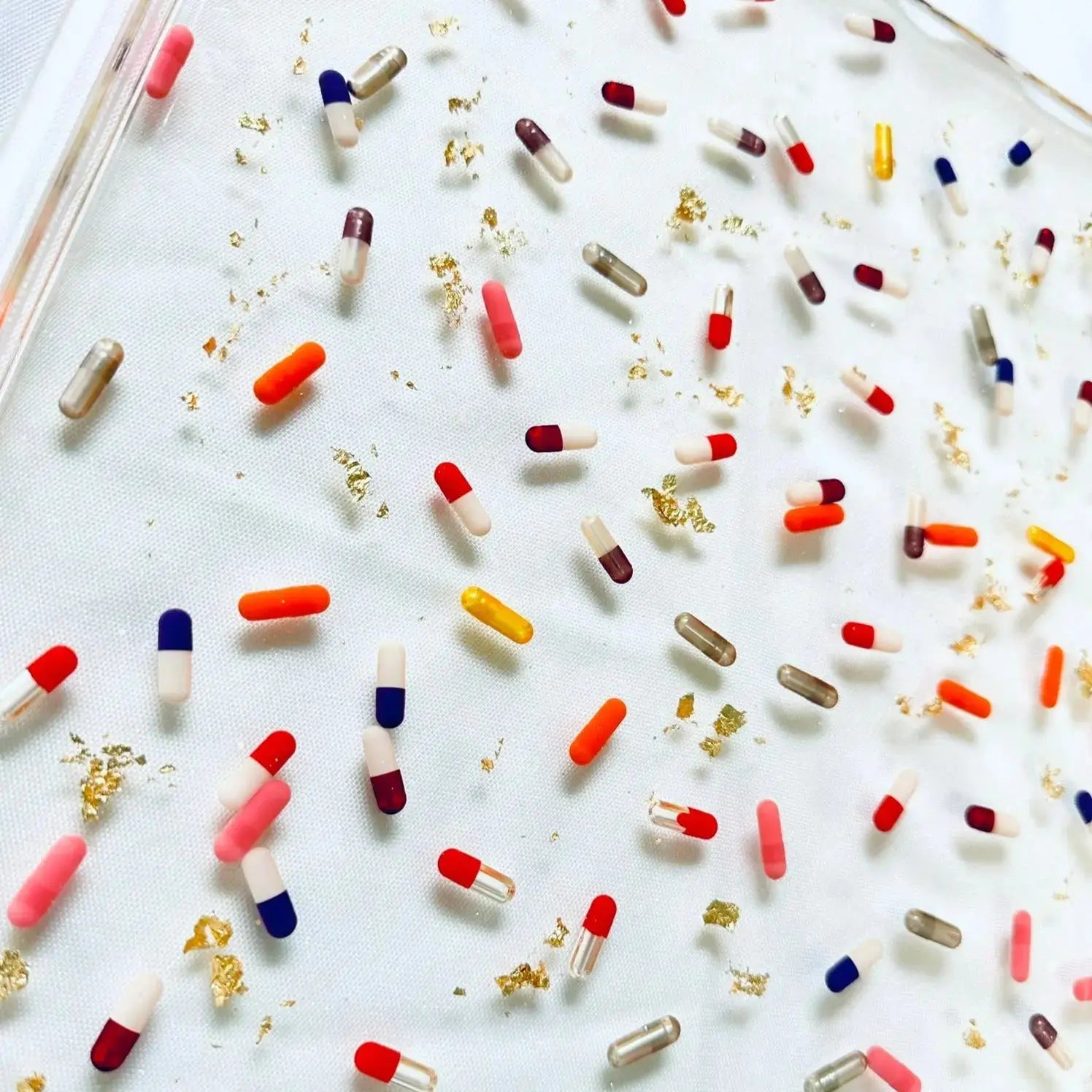 Remedy and Gold Dust Acrylic Resin Serving Tray
