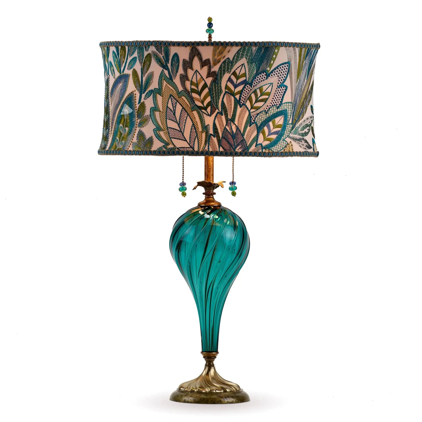 Bruna Table Lamp in Turquoise