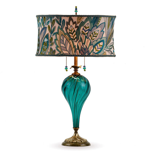 Bruna Table Lamp in Turquoise