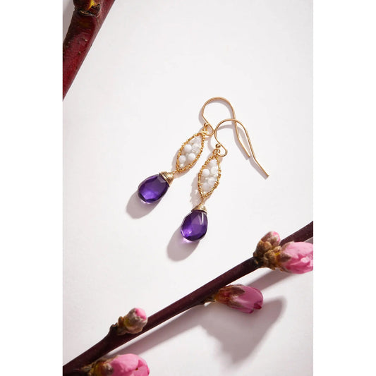 Lilac Amethyst Earrings
