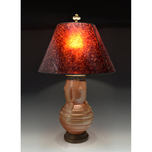 Ron Mello Ron Mello One of a Kind Wood Fired Stoneware Table Lamp L56