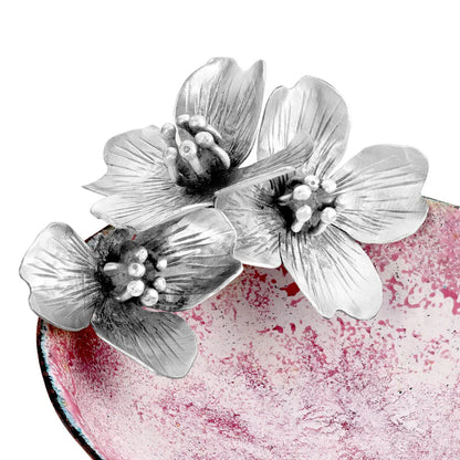 Silver Garden Designs Virginia's Dogwood Little Luxuries Bowl