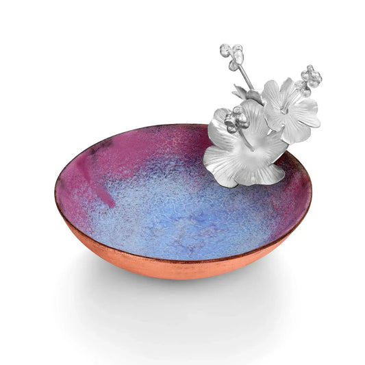 Silver Garden Designs Hibiscus Little Luxuries Bowl