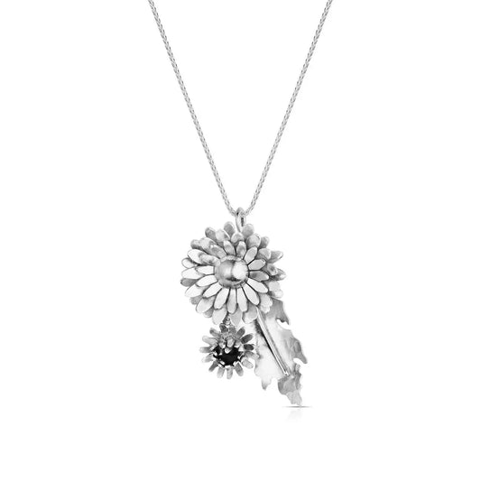 Silver Garden Designs Maryland Black Eyed Susan Pendant