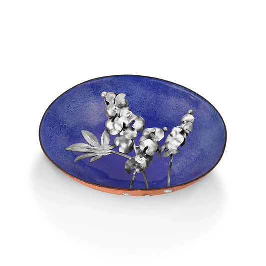 Silver Garden Designs Texas Blue Bonnet Little Luxuries Bowl