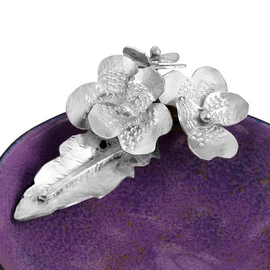 Silver Garden Designs Violet Little Luxuries Bowl Detail
