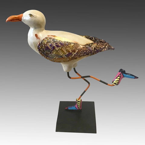 Steven McGovney Gullable Whimsical Artistic Hand Crafted Bird Sculptures