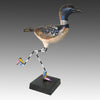 Loonie Bird Handmade Ceramic Bird Sculpture by Steven McGovney