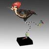 Woodpecker Handmade Ceramic Bird Sculpture by Steven McGovney