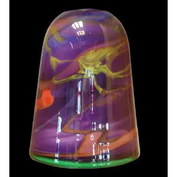 The Glass Fat Bawb in Shape Forge Glass Pendant Lighting Fat Bawb Shape in Purple Passion Color