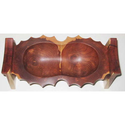 Tom Perez Red Cedar Seed Pod Turned Vessel 14 