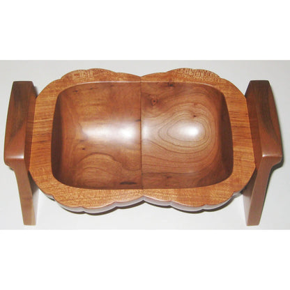 Tom Perez Turned  End Grain Cherry Bud Vessel