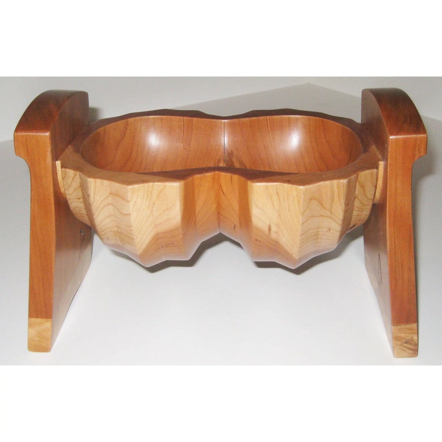 Tom Perez Turned Cherry Seed Pod Vessel
