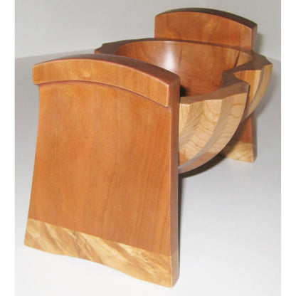 Tom Perez Turned Cherry Seed Pod Vessel