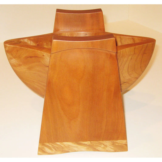 Tom Perez Turned Cherry Shell Vessel