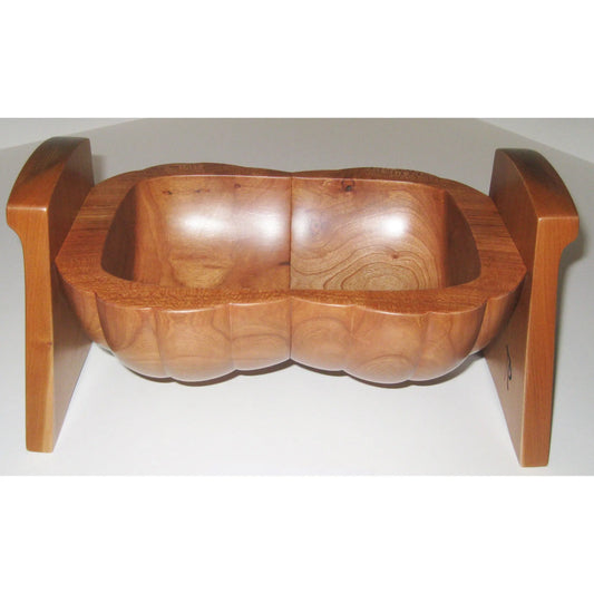 Tom Perez Turned  End Grain Cherry Bud Vessel