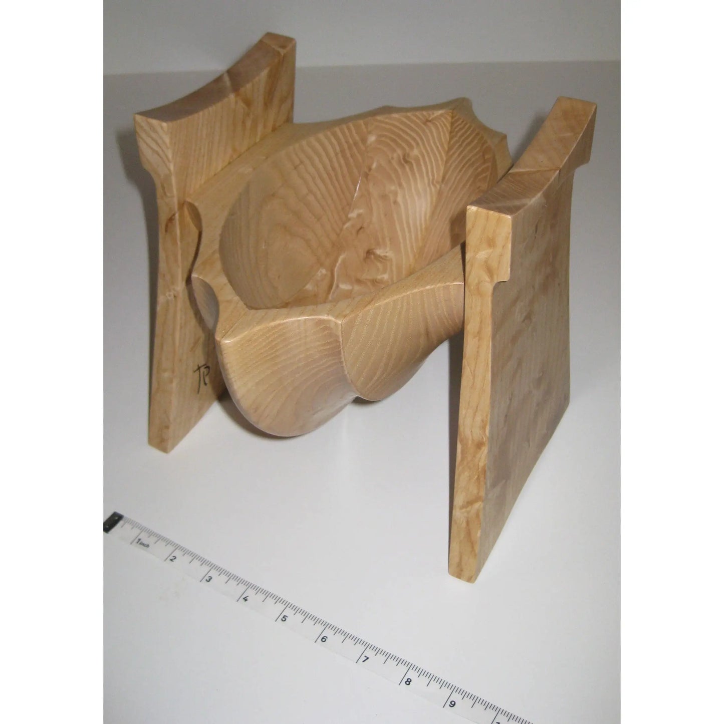 Tom Perez Turned Laminated Ash Shell Vessel 11