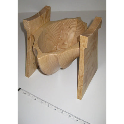 Tom Perez Turned Laminated Ash Shell Vessel 11