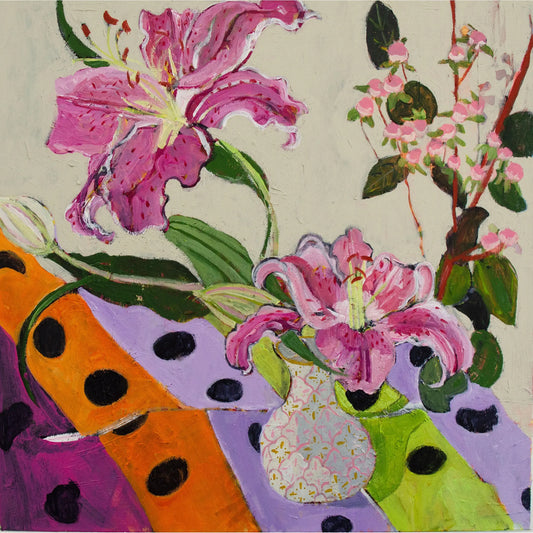 Polka Dots Painting and Giclee Prints