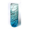 Lightning Series Straight Oval Glass Vase by Glass Rocks Dottie Boscamp