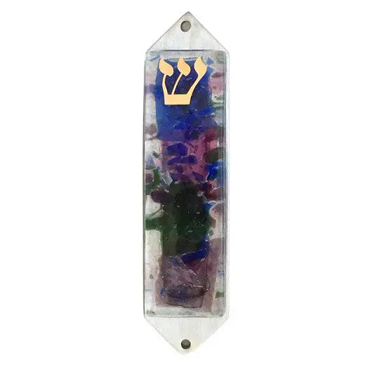 Beames Designs Mezuzah Floral JZFS Artistic Artisan Designer Judaica