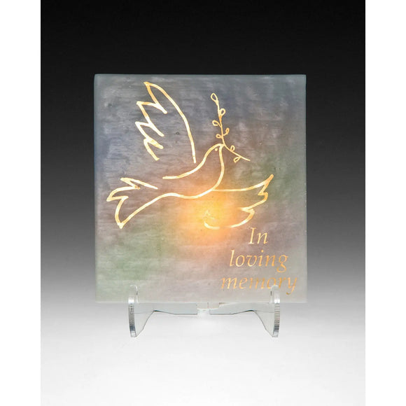 Beames Designs Yarzheit Electric Candle Dove YZE3-2, Artistic Artisan Designer Judaica