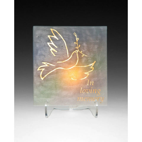 Beames Designs Yarzheit Electric Candle Dove YZE3-2, Artistic Artisan Designer Judaica