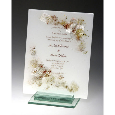 Beames Designs Invitation Piece Collage INV1, Artistic Artisan Designer Judaica