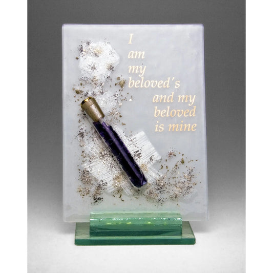 Beames Designs Collage Beloved Plaque with Wedding Shards Tube S11