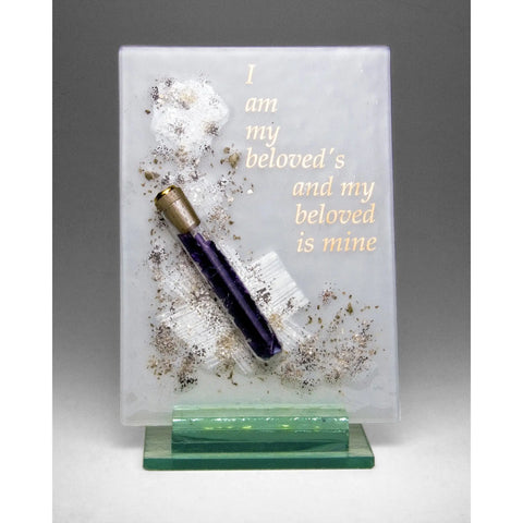 Beames Designs Collage Beloved Plaque with Wedding Shards Tube S11