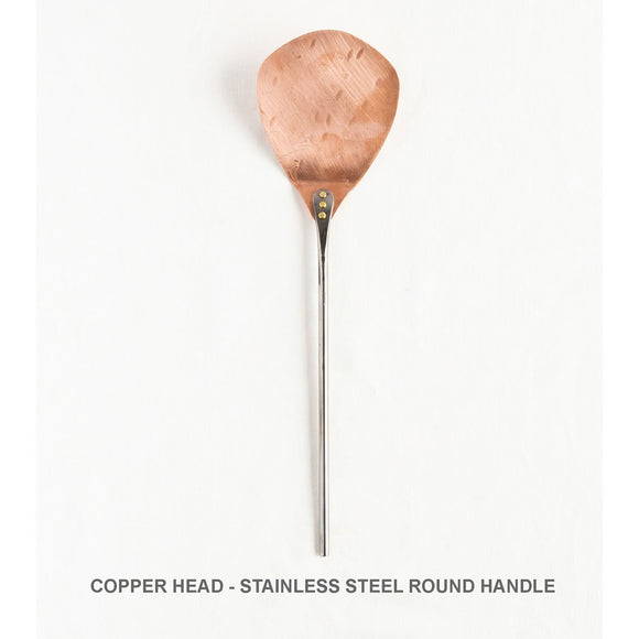 Beautifully Served by Jill Rikkers Round Spatula Hand Forged Artisanal Kitchen Tools