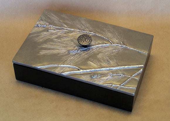 Blindspot Box by Deborah Childress Pine Box 2 Artistic Artisan Designer Boxes