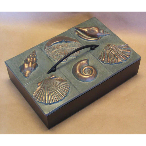 Blindspot Boxes by Deborah Childress Beach in Winter Box Artistic Artisan Boxes