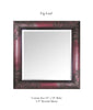 Deborah Childress Blindspot Mirrors Fig Leaf 2, Artistic Artisan Designer Mirrors