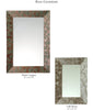 Deborah Childress Blindspot Mirrors Rose Geranium, Artistic Artisan Designer Mirrors
