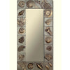 Blindspot Mirror by Deborah Childress Beach in Winter Mirror Shown in Taupe and Gold Artistic Artisan Designer Mirrors