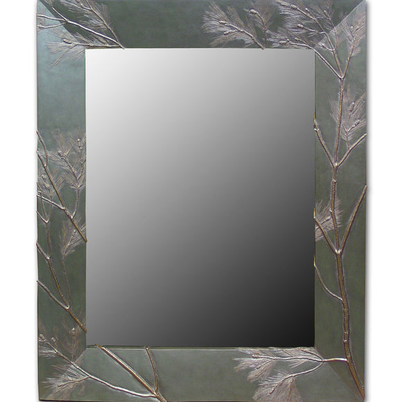 Pine Bough Rectangular Mirror, Blindspot Mirrors by Deborah Childress