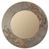 Blindspot Mirror by Deborah Childress Textured Grapevine Mirror Shown in Taupe Gold Artistic Artisan Designer Mirrors