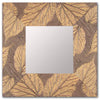 Taupe Gold Mulberry Leaf Sample Mirror