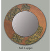 Succulent Mirror shown in Soft Copper