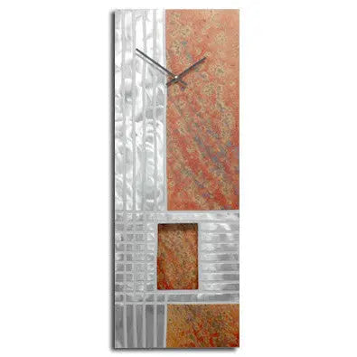 Bob Rickard Studio, Kronosworks Metal Crossroads Pendulum Wall Clock, Artistic Artisan Designer Clocks