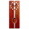 Bob Rickard Studio, Kronosworks Metal Gambol Pendulum Wall Clock, Artistic Artisan Designer Clocks