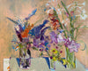 COVID Butterflies Etc C-LB349 Flower Paintings by Lila Bacon 08-2020 24x30