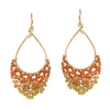 Calico Juno Designs Mixed Orange Tourmaline Earrings LB42 Artistic Artisan Designer Jewelry
