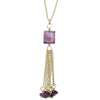 Calico Juno Designs Amethyst Necklace NK287 Artistic Artisan Designer Jewelry
