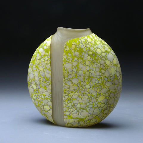 Cascade Series Sands of Time Handblown Glass Vase by Thomas Spake Studios Artisan Handblown Art Glass Vases